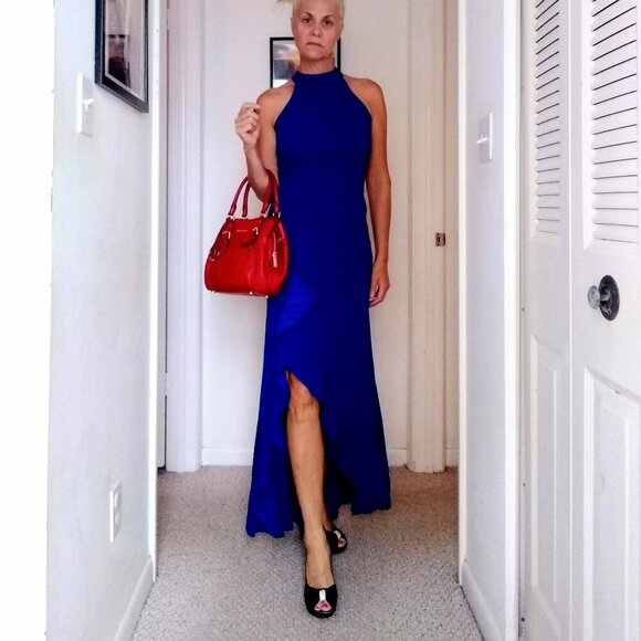 🎉HP🎉Woosea evening gown cocktail mermaid tail dress NWT - Picture 4 of 5